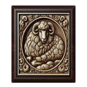 Sheep animal wall art relief wall decor