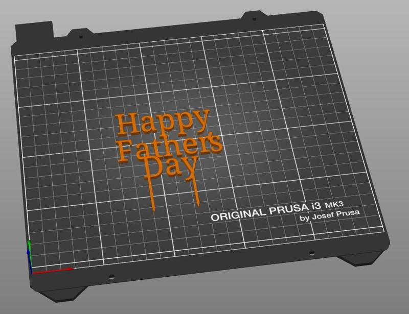 Father's Day Cake Topper