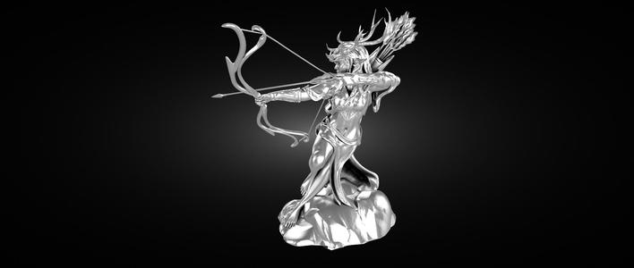 Fantasy forest elf