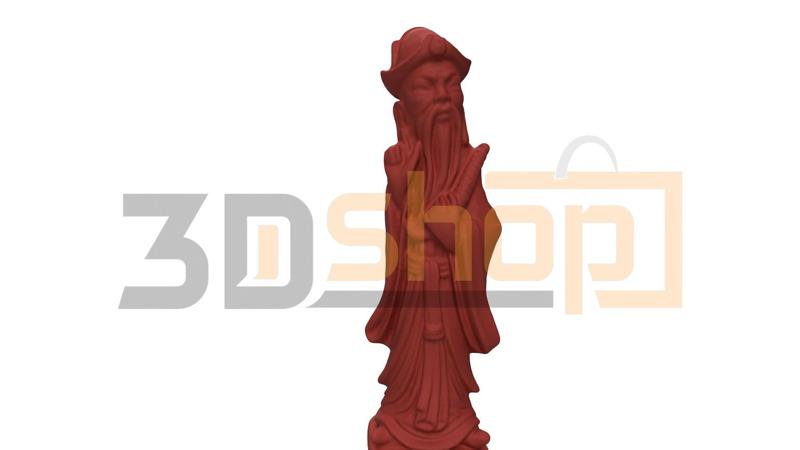 Ancient Chinese Chess Figurine Male - Knight Rare