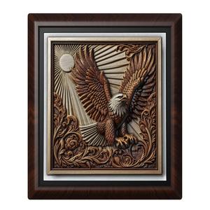 Eagle animal wall art relief wall decor