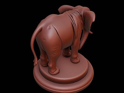 Elephant Animal Figure Printable