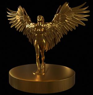 Figurine of an Angel with spread wings