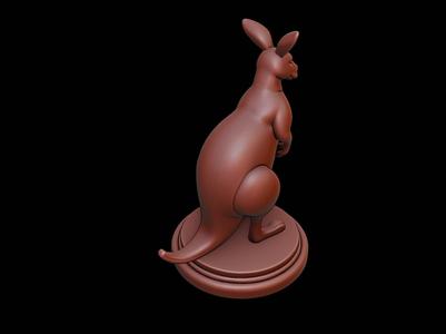Kangaroo Animal Figure Printable