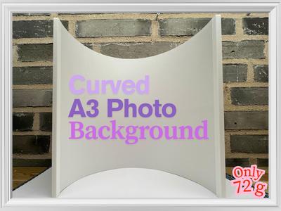 Curved A3 Photo Background