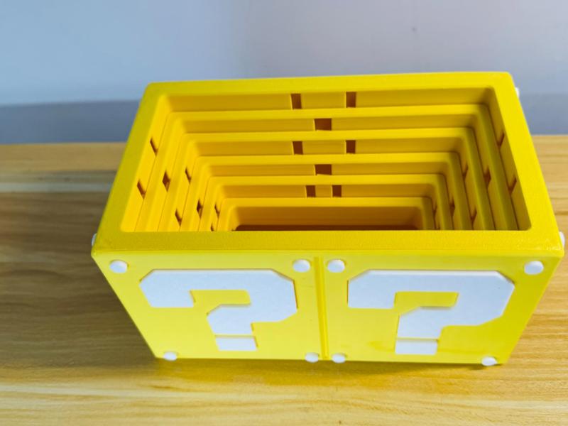 Recessed Question Mark Tissue Box