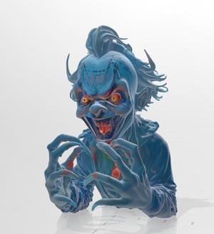 E44 scary monster clown