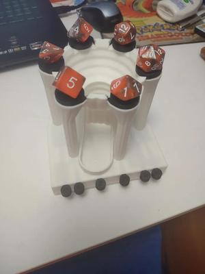6-Die Set Dice Roller Fountain   