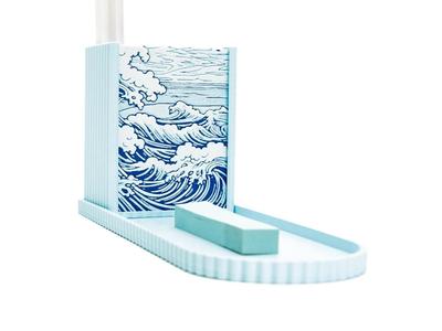Wave Pen Holder   