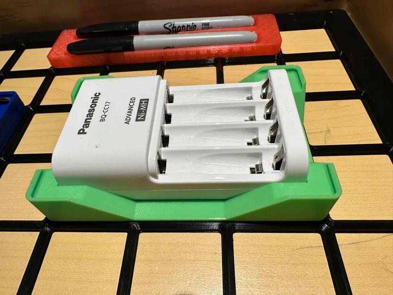 Gridfinity Panasonic Battery Charger Holder   