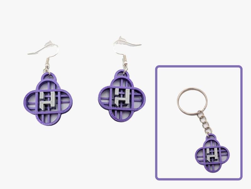 Huntrix Inspired Earrings/Keychain