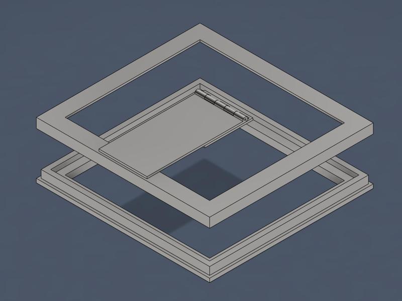 Art/Picture/Photo Frame 120 x 110 mm with 15mm edges