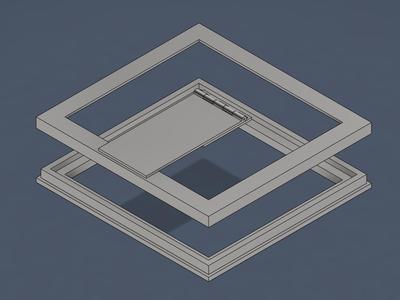 Art/Picture/Photo Frame 120 x 110 mm with 15mm edges