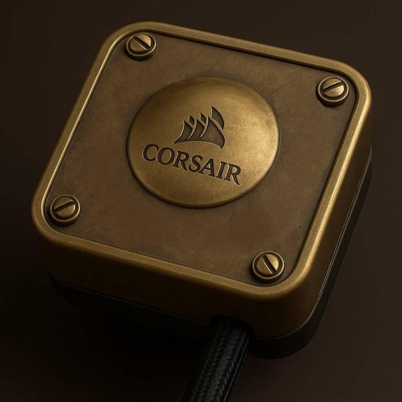 Steampunk Corsair CapSwap Module Cover