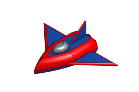 Spaceship Bath Tub Toy