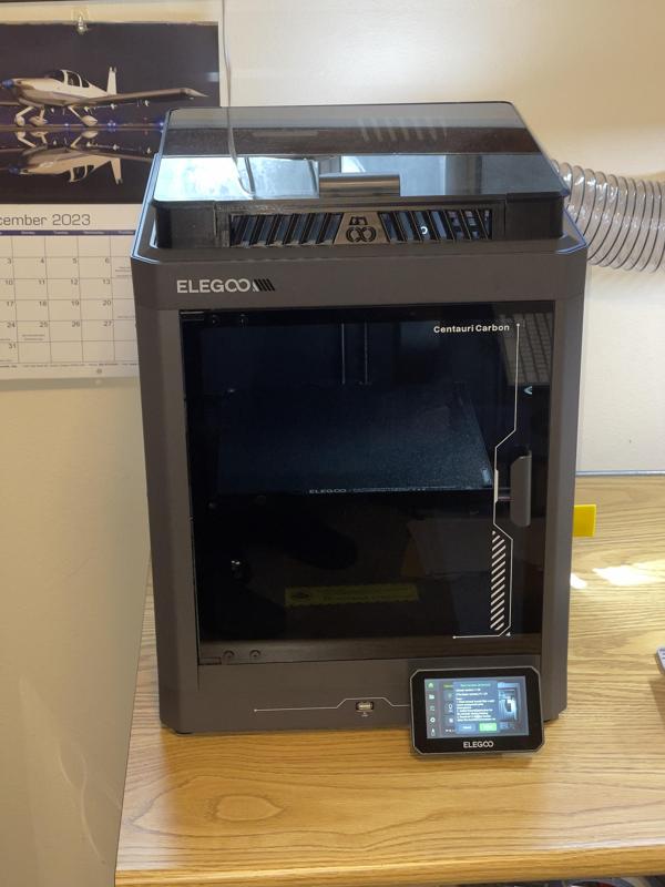 Centauri Carbon Vented Riser with Filament Feed Slot