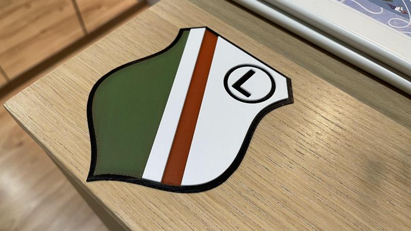 Legia Warszawa herb crest HueForge