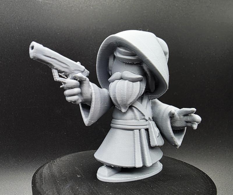 Wizard with a GAT Miniature