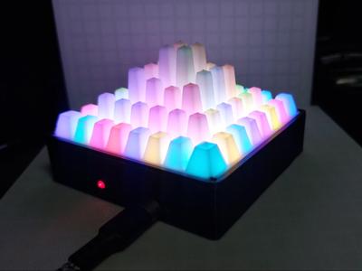 8×8 LED Matrix Enclosure – Crystal Front Design