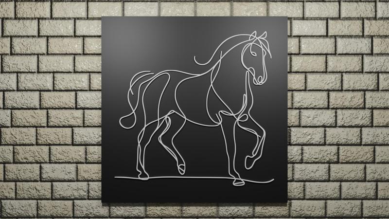 WALL DECORATION HORSE