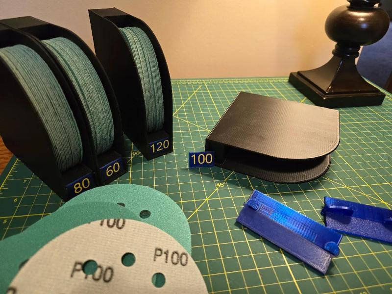 Sandpaper Caddy (wall mounted)   