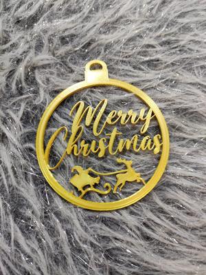Merry Christmas tree ornament