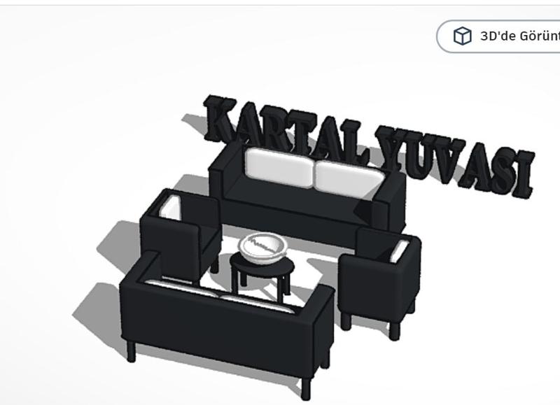 miniature sofa set