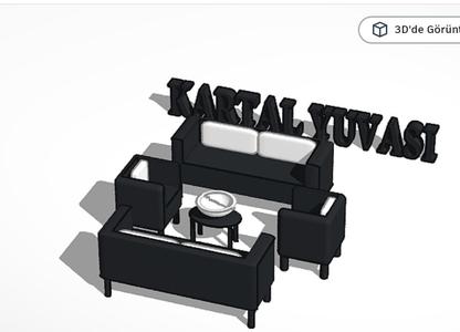 miniature sofa set