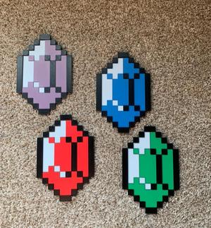 8bit Retro Zelda Ruppee