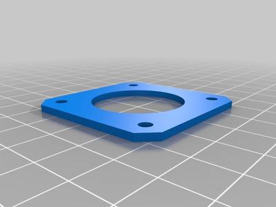My Customized Customisable NEMA17 Spacer Plate