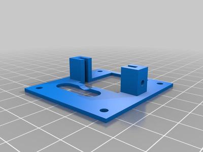 MG90D 12g Servo Mount for Inside f5J by Gruner
