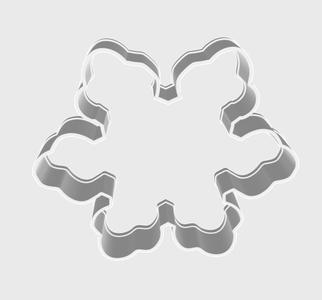 Snowflake cookie cutter