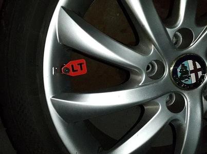 Tire label valve cap customizable   