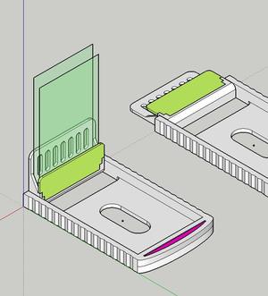 *credit card case tray (86mm x 54mm)