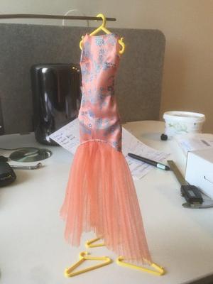 Barbie coat and dress hanger