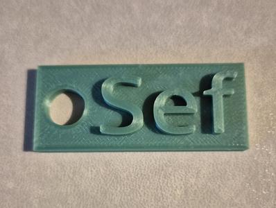 Sef sleutelhanger / key ring