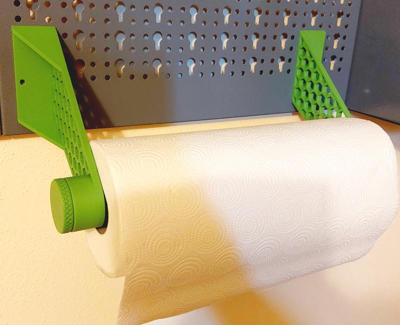 Kuepper Küpper pegboard paper towel role holder