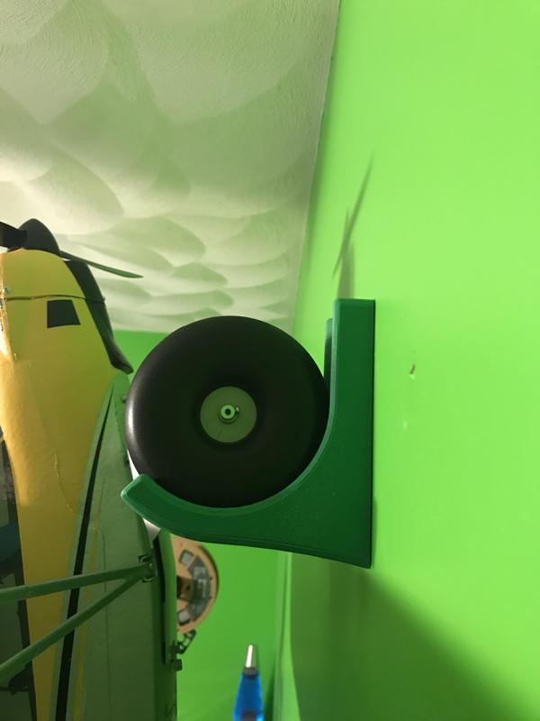 RC Airplane wall hanger