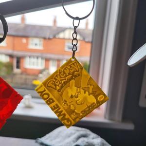 Pokemon Yellow Gameboy Litho Keyring