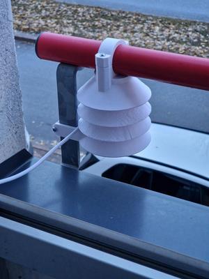 Weather station housing