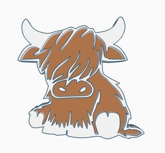 highland cow.stl