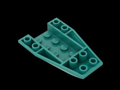 Lego 43713 Wedge 6 x 4 Triple / Inverted / Curved