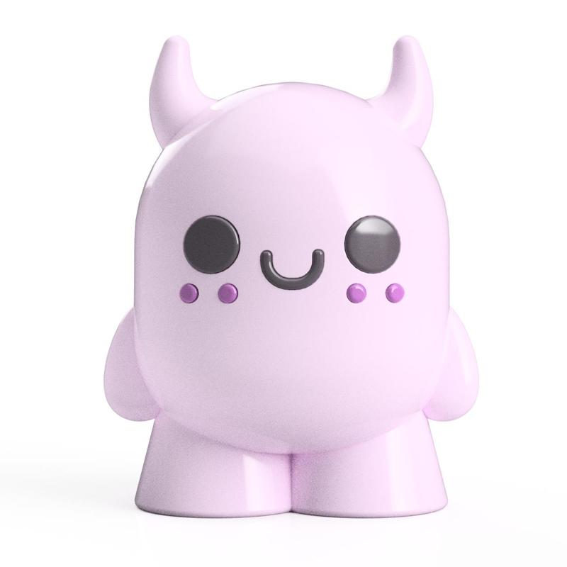 3D Printable Lil Devil Art Toy Figurine STL File for Personal & Commercial Use - Unique Collectible