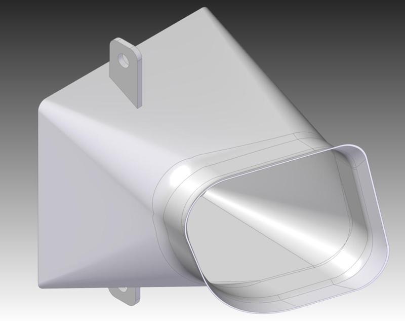 3000GT intercooler duct