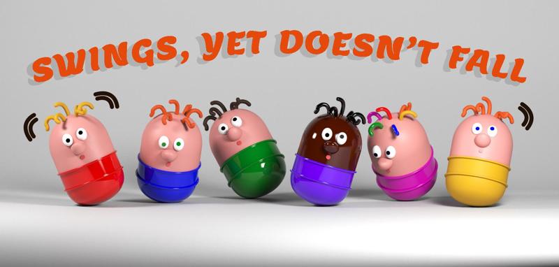 Swings,yet doesn't fall