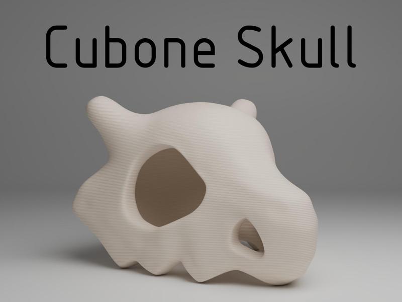 Cubone Pokemon Skull