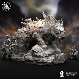 Burning Titan (Sabertooth Titan) - Beastmen