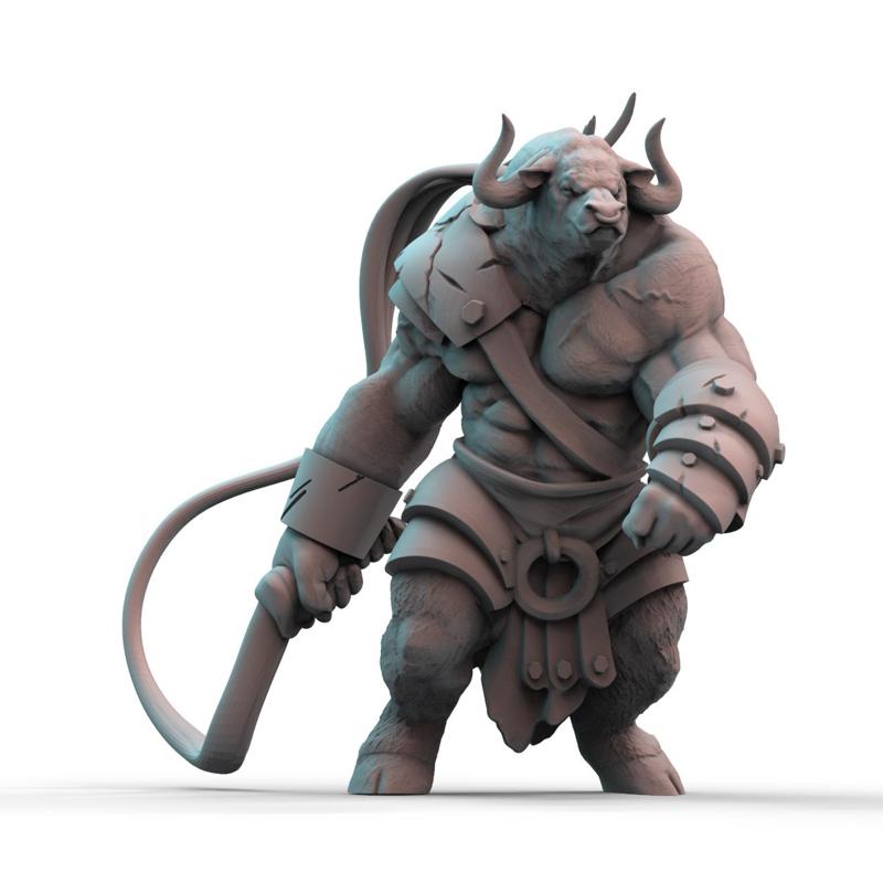 Bull Ogre Gladiator (pre-supported)