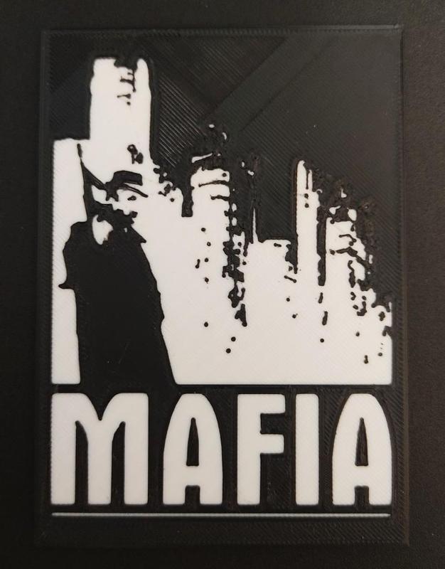 Mafia Logo stencil