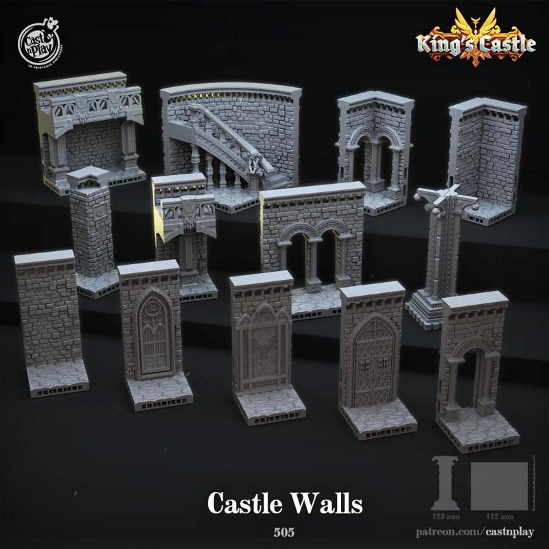 Castle Walls (OpenLOCK) (Pre-Supported)